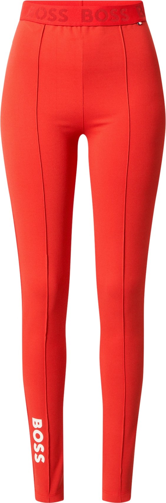 BOSS Orange Kalhoty 'Estretch' rezavě červená