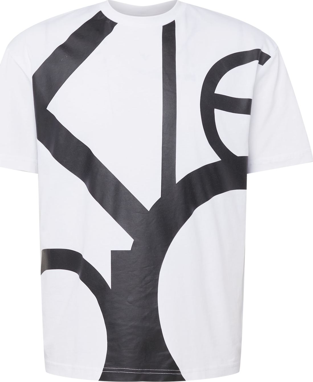 Calvin Klein Tričko bílá / černá