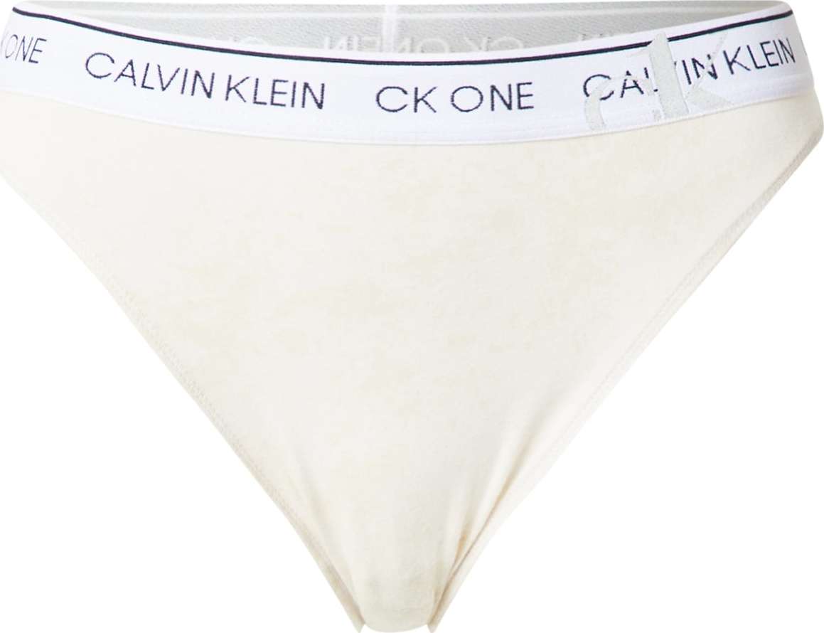 Calvin Klein Underwear Kalhotky krémová / bílá / černá