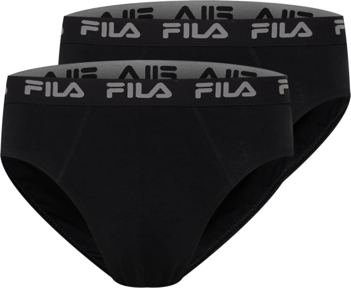 FILA Sportovní spodní prádlo černá / tmavě šedá