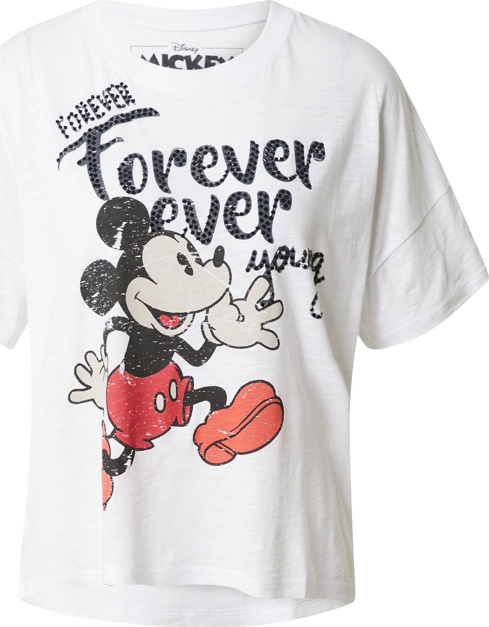 Frogbox Tričko 'Forever Mickey' bílá / mix barev