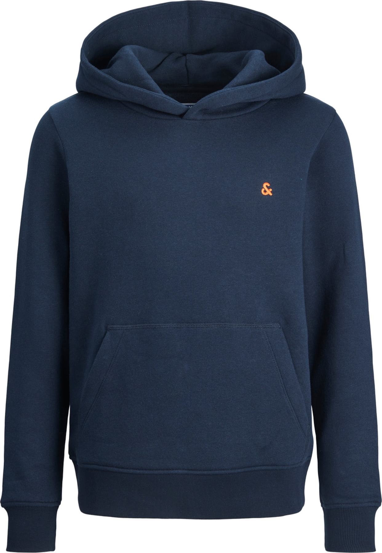Jack & Jones Junior Mikina námořnická modř / oranžová