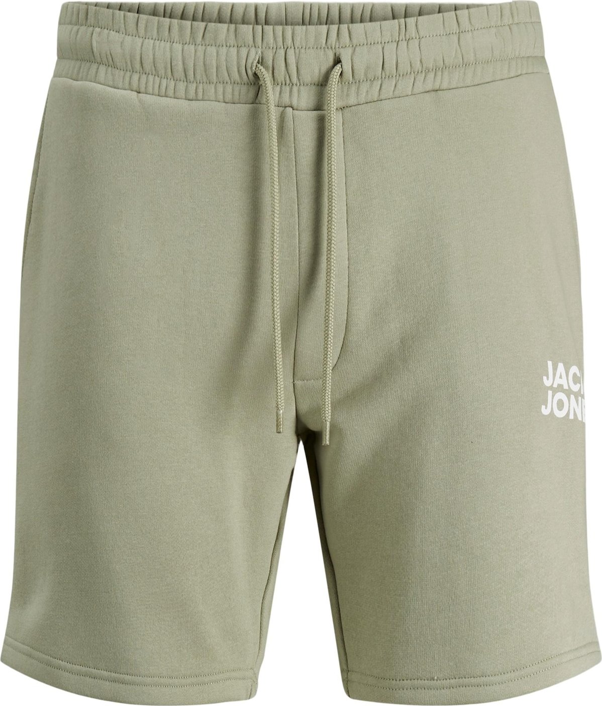 JACK & JONES Kalhoty pastelově zelená / bílá