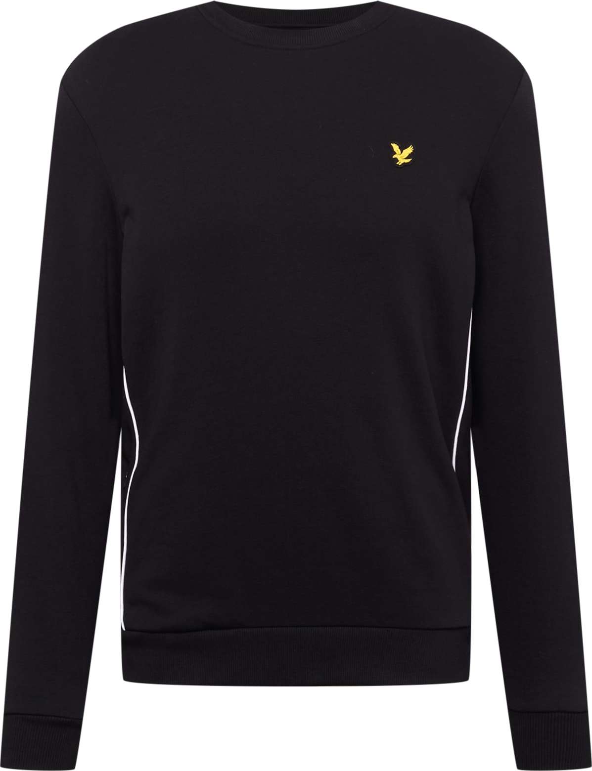 Lyle & Scott Sportovní mikina černá / bílá