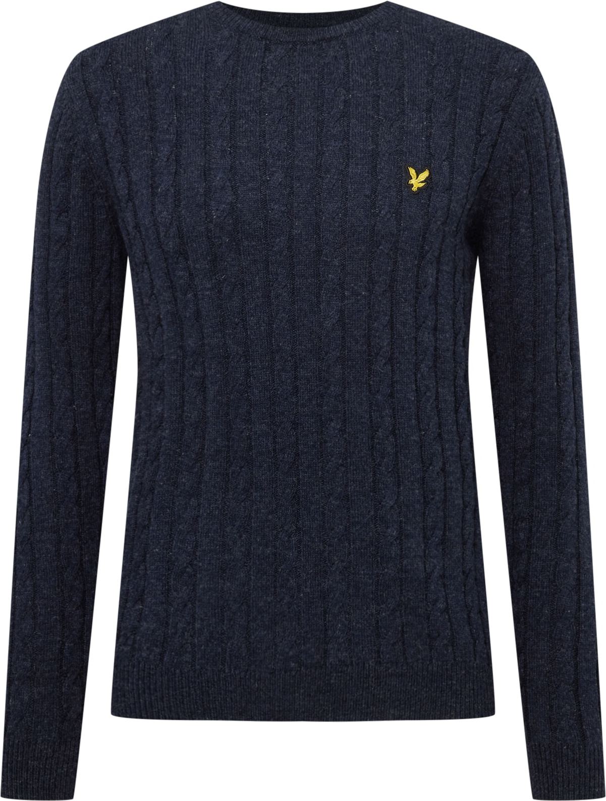 Lyle & Scott Svetr námořnická modř / černá / žlutá