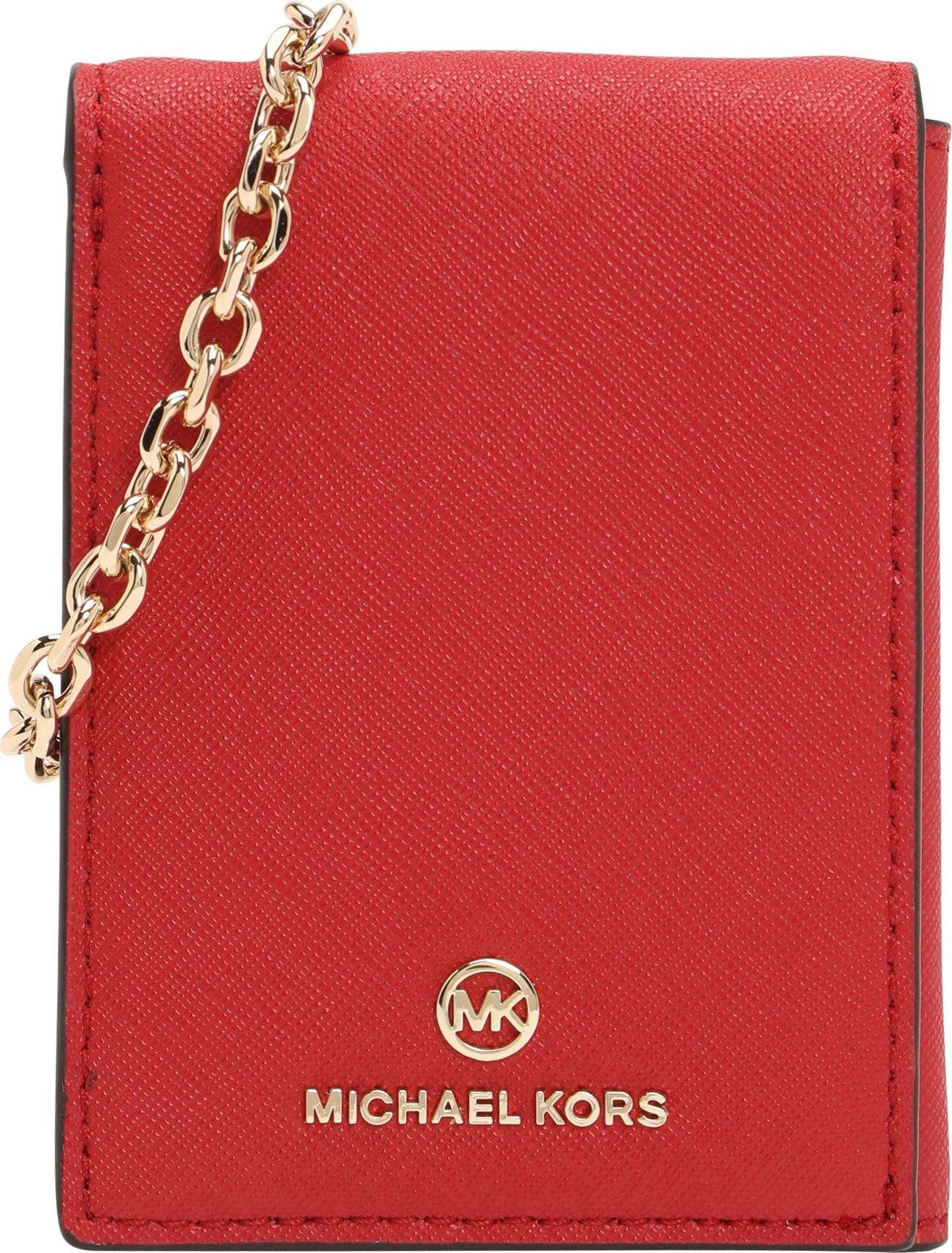 MICHAEL Michael Kors Taška přes rameno červená / zlatá