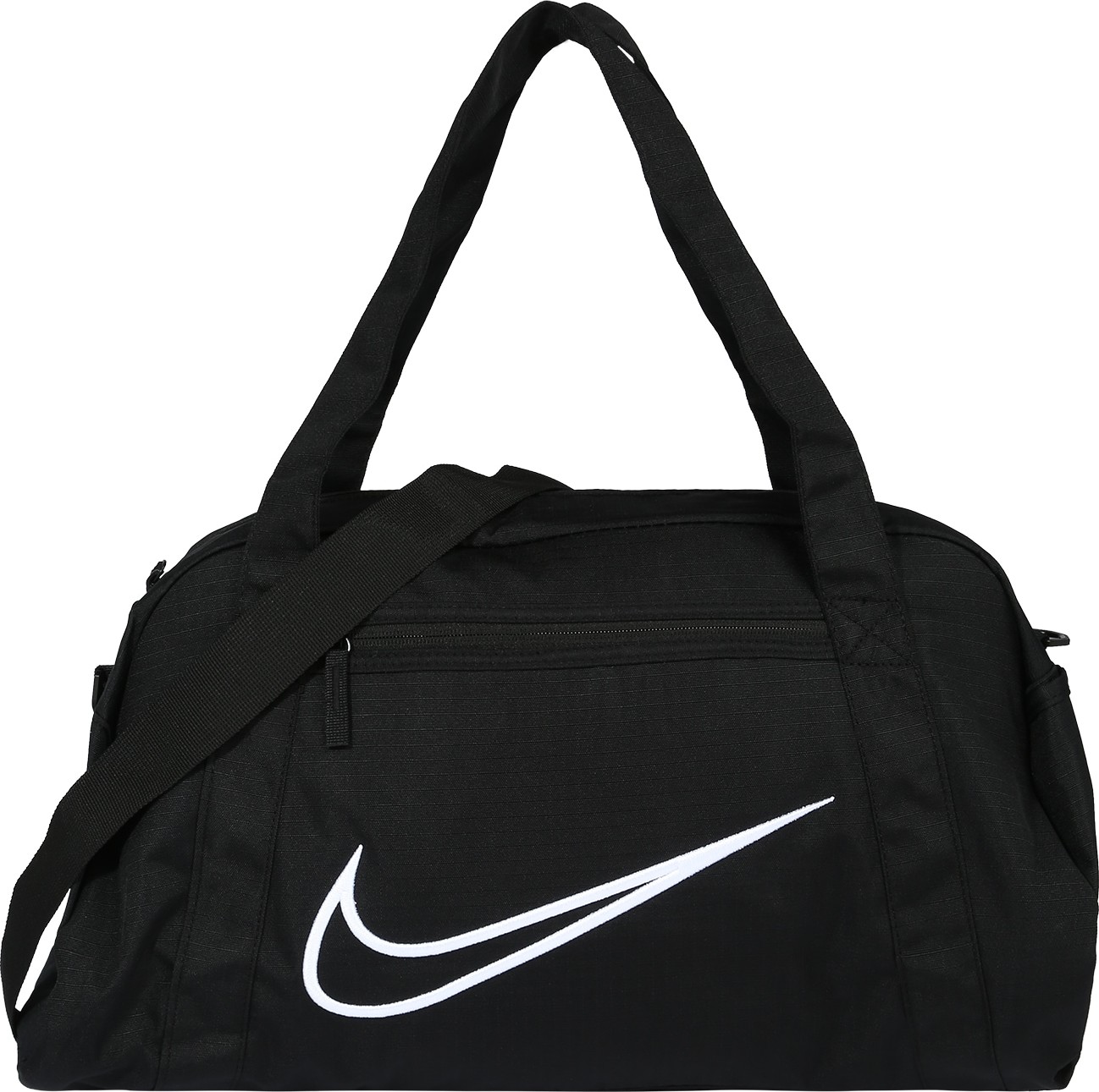 NIKE Sportovní taška 'Gym Club 2.0' černá / bílá