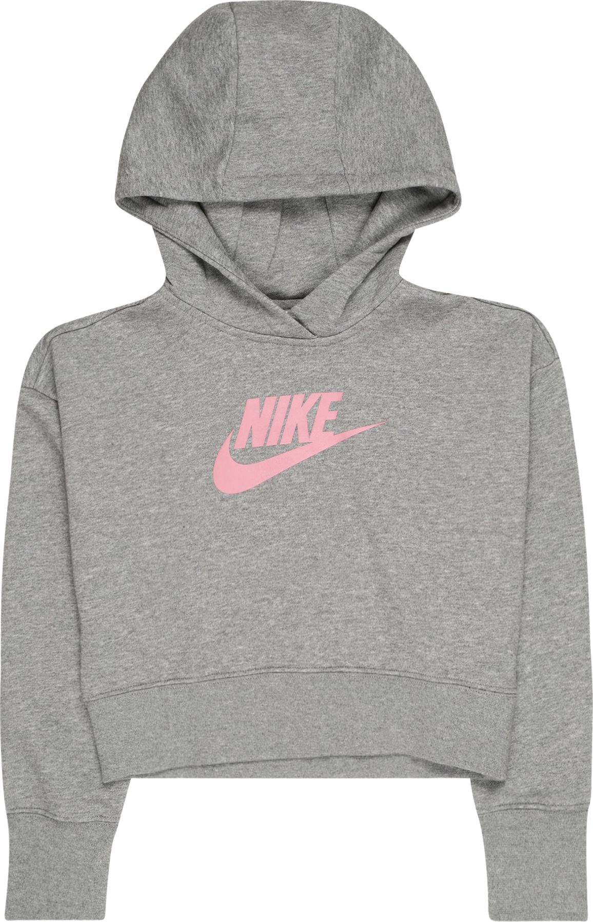 Nike Sportswear Mikina šedý melír / světle růžová