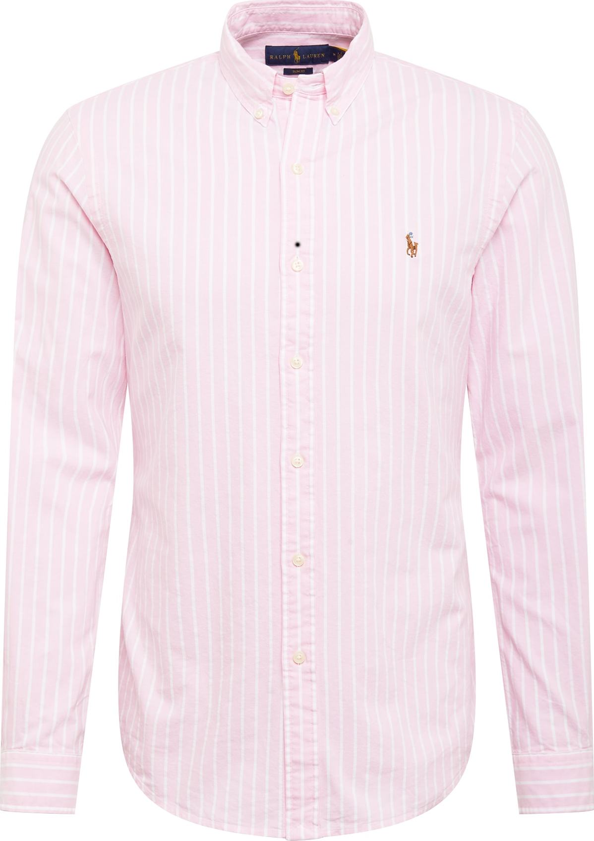 Polo Ralph Lauren Košile bílá / růžová / hnědá