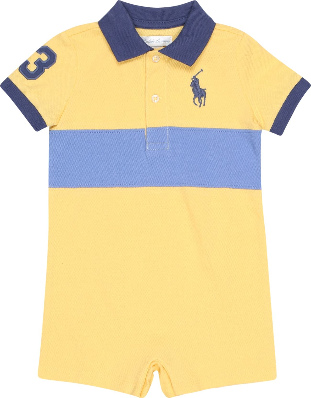 Polo Ralph Lauren Overal žlutá / světlemodrá / tmavě modrá