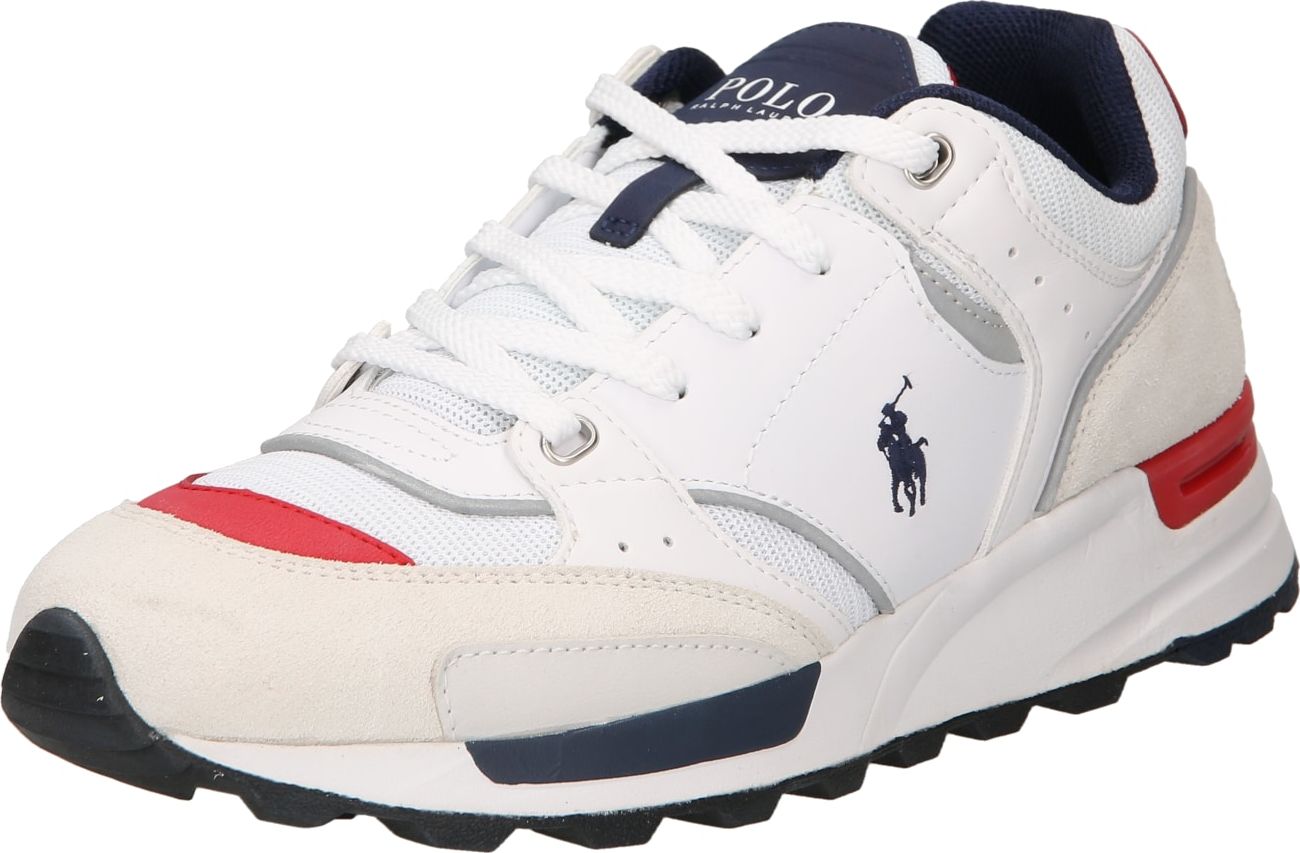 Polo Ralph Lauren Tenisky bílá / červená / námořnická modř