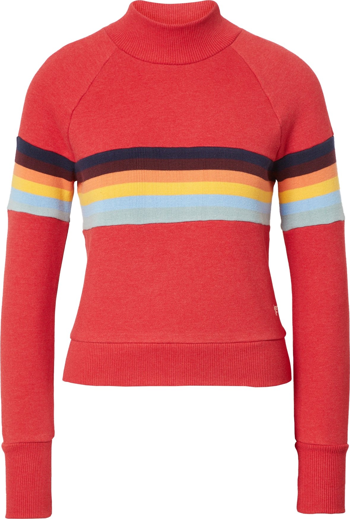 Superdry Mikina červená / modrá / žlutá / černá / oranžová