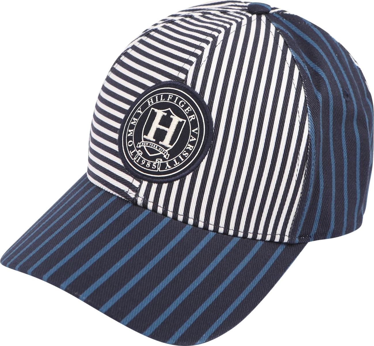 TOMMY HILFIGER Kšiltovka bílá / tmavě modrá / námořnická modř / modrá