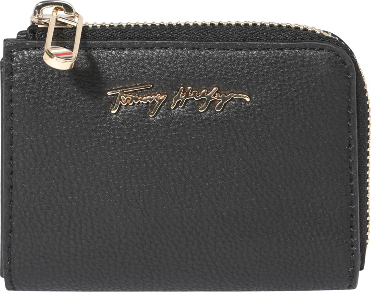 TOMMY HILFIGER Peněženka černá / zlatá