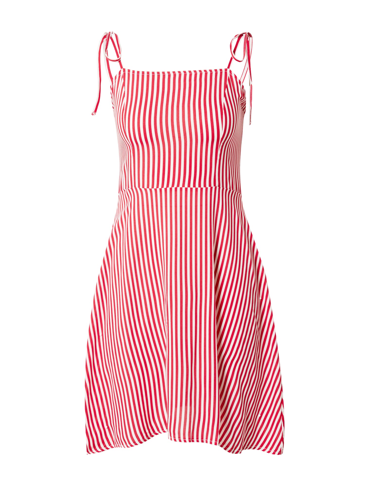 Trendyol Letní šaty červená / bílá