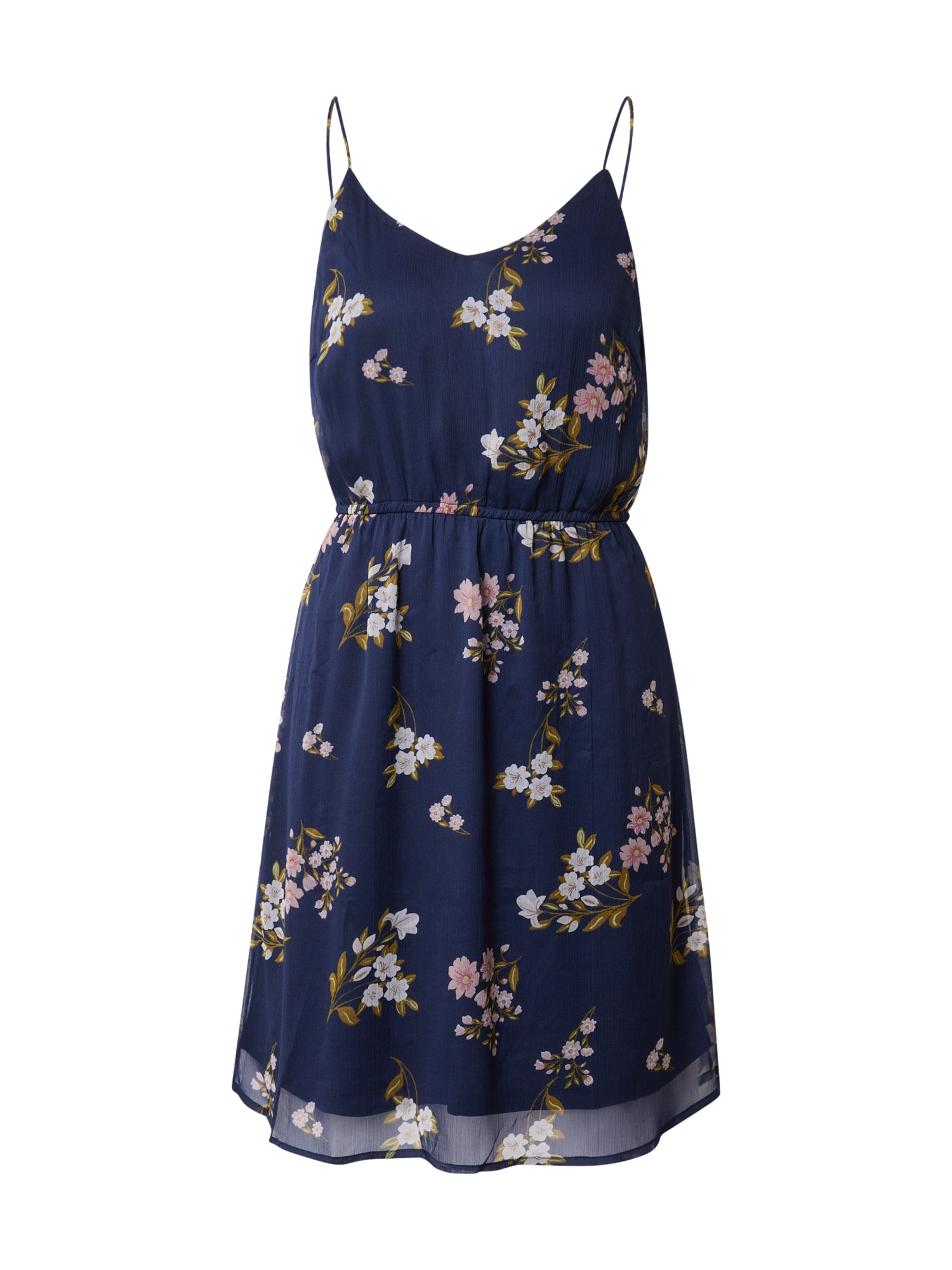 VERO MODA Letní šaty 'WONDA' námořnická modř / olivová / pastelově růžová / světle zelená