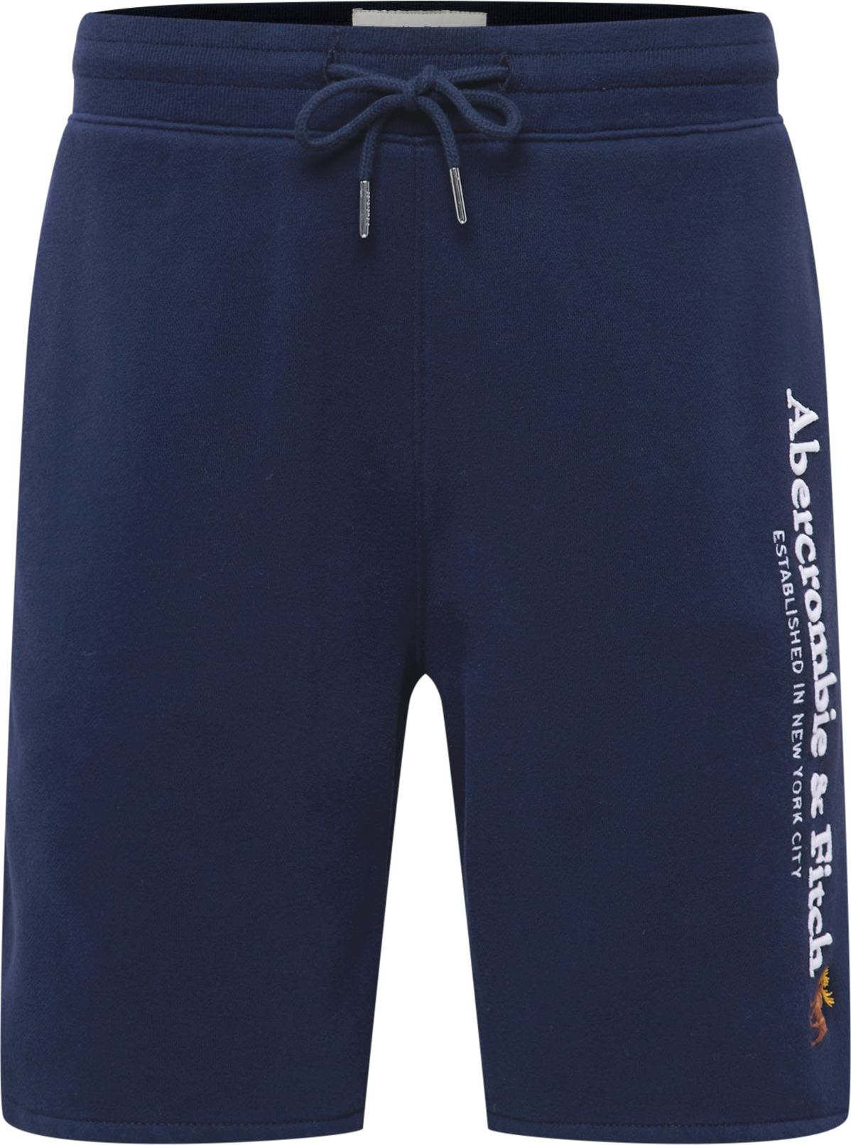 Abercrombie & Fitch Kalhoty námořnická modř / bílá / hnědá / kari