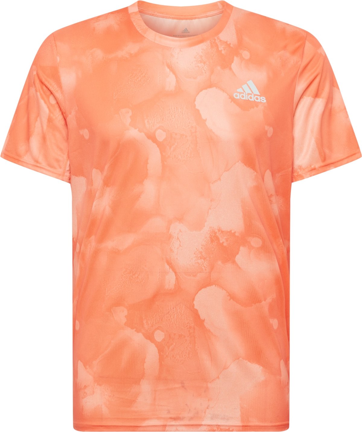 ADIDAS PERFORMANCE Funkční tričko 'Fast Supernova' šedá / pastelově oranžová / oranžově červená
