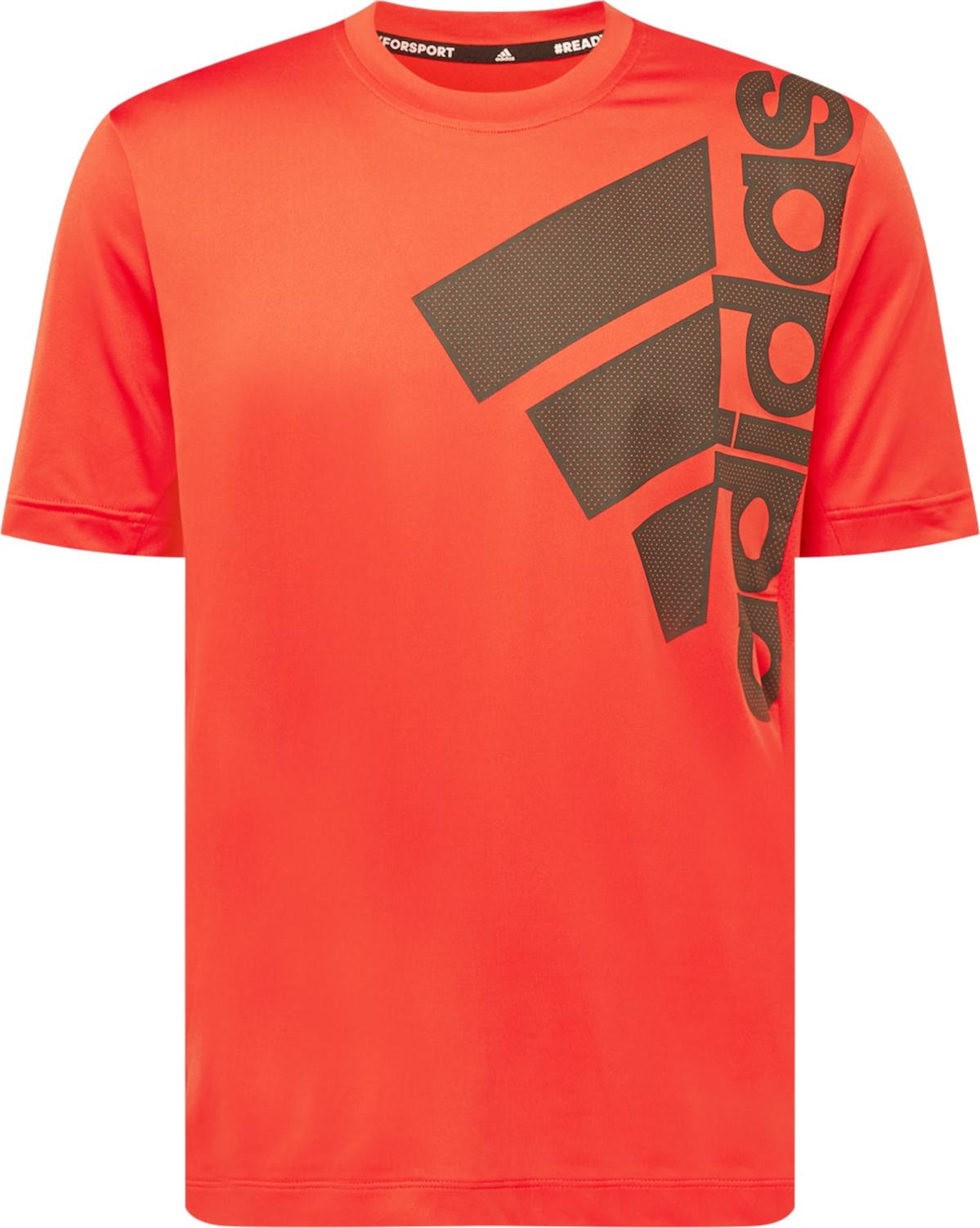 ADIDAS PERFORMANCE Funkční tričko oranžově červená / khaki