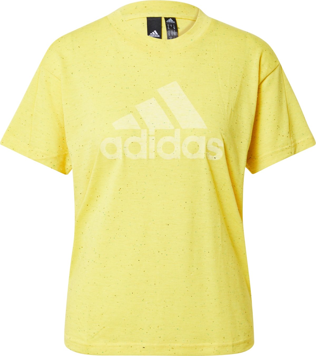 ADIDAS PERFORMANCE Funkční tričko žlutá / bílá