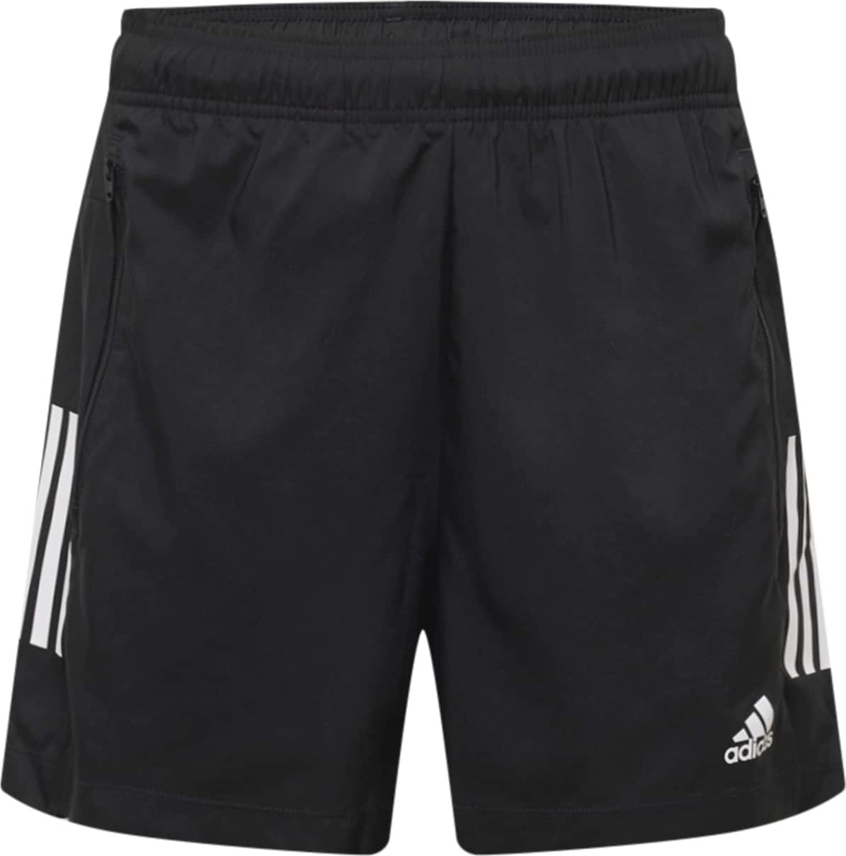 ADIDAS PERFORMANCE Sportovní kalhoty černá / bílá