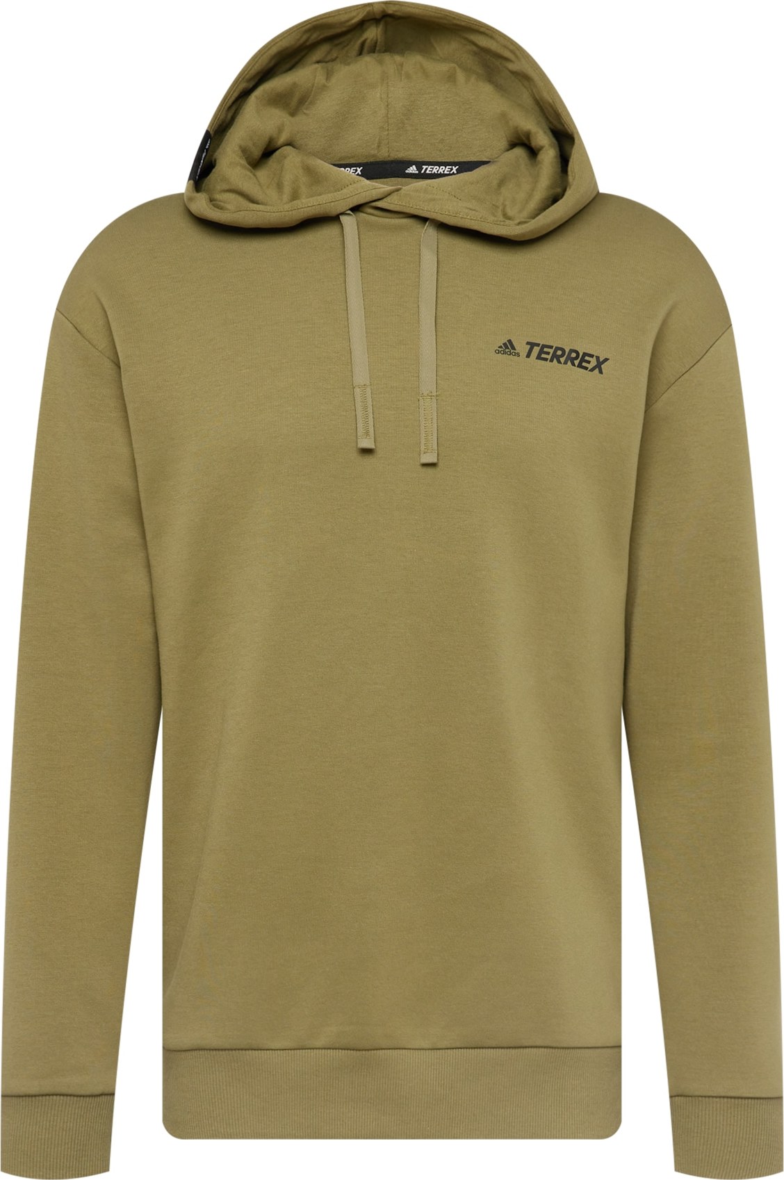 adidas Terrex Sportovní mikina olivová / černá