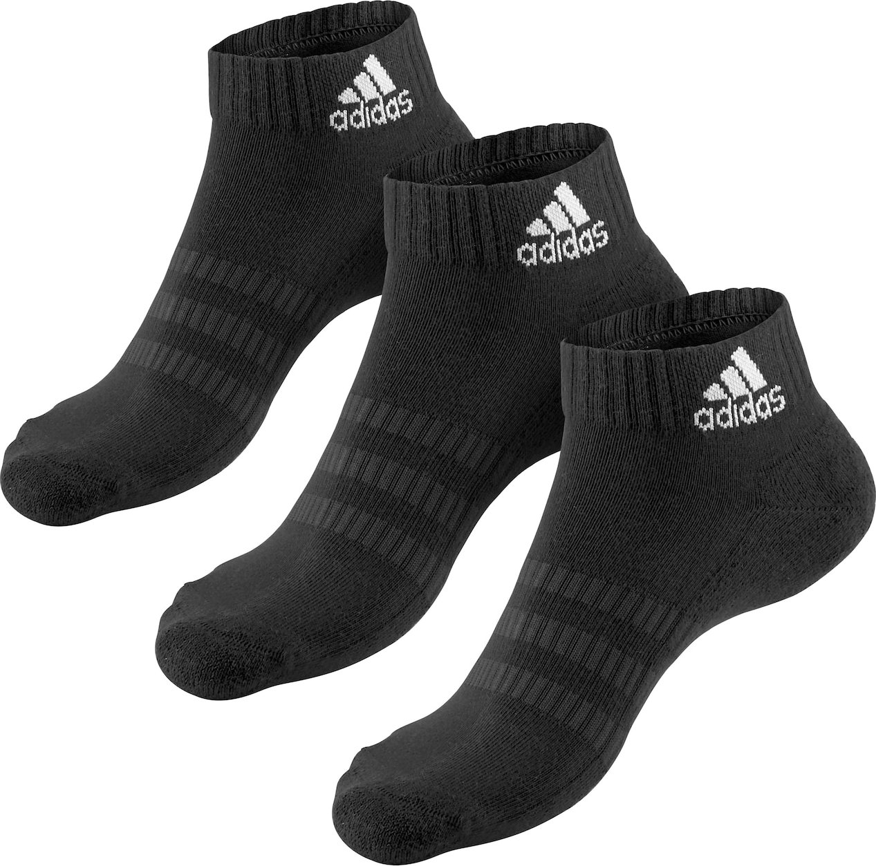 ADIDAS PERFORMANCE Sportovní ponožky černá / bílá