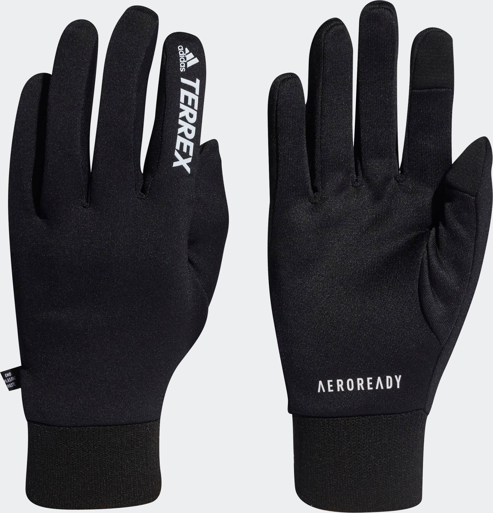 adidas Terrex Sportovní rukavice černá / bílá