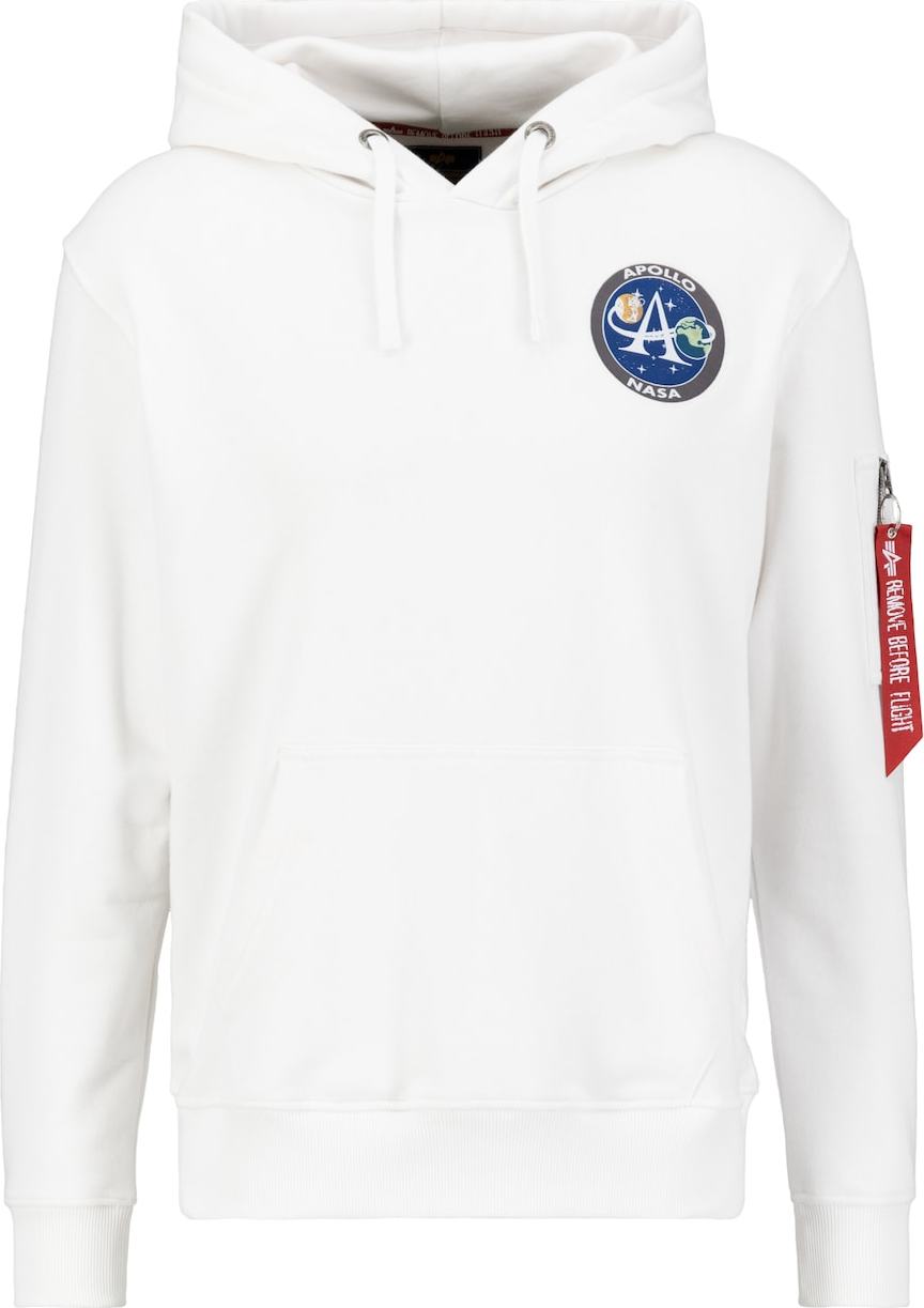 ALPHA INDUSTRIES Mikina žlutá / oranžová / červená / černá / bílá