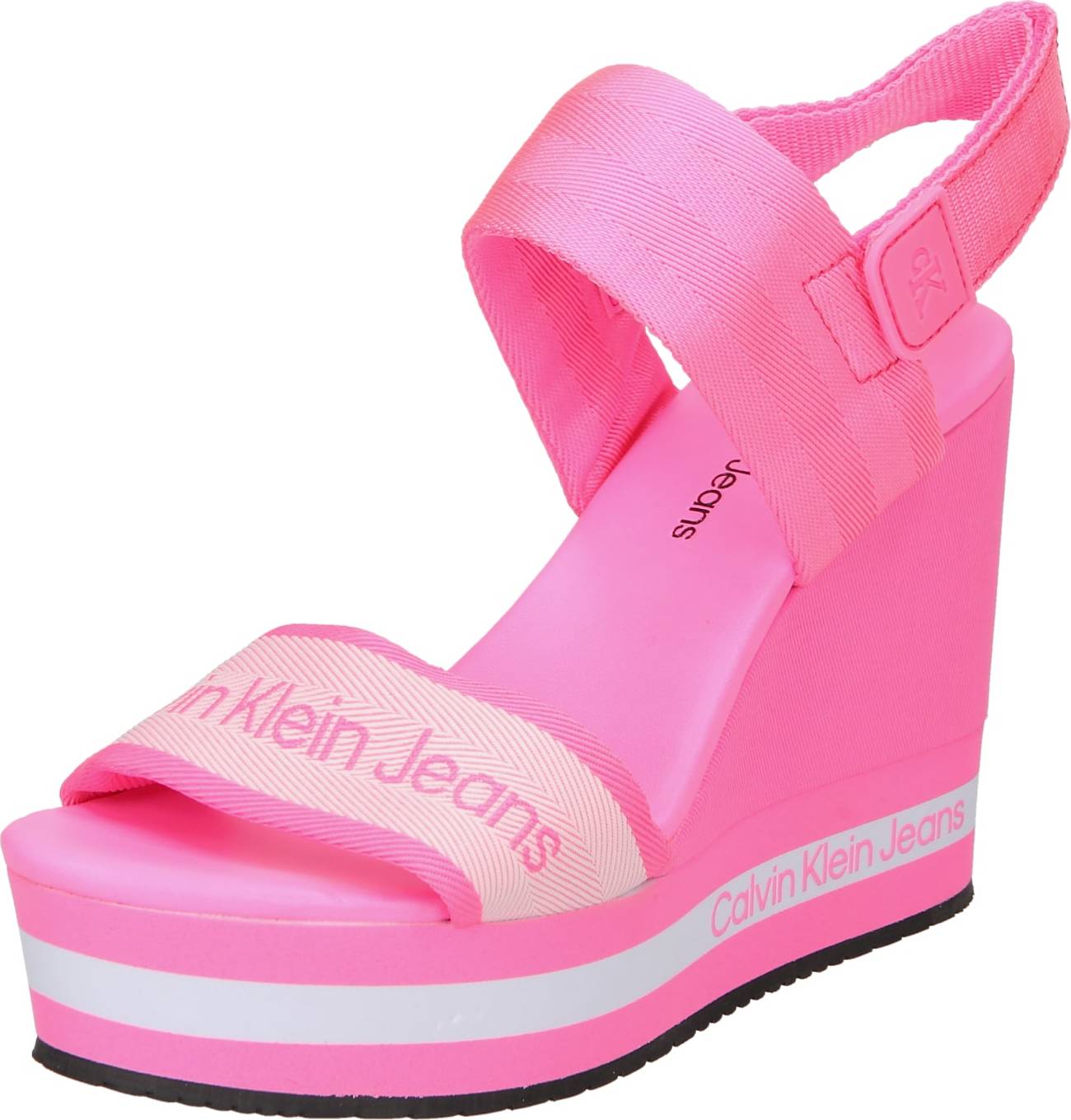 Calvin Klein Jeans Páskové sandály růžová / pink