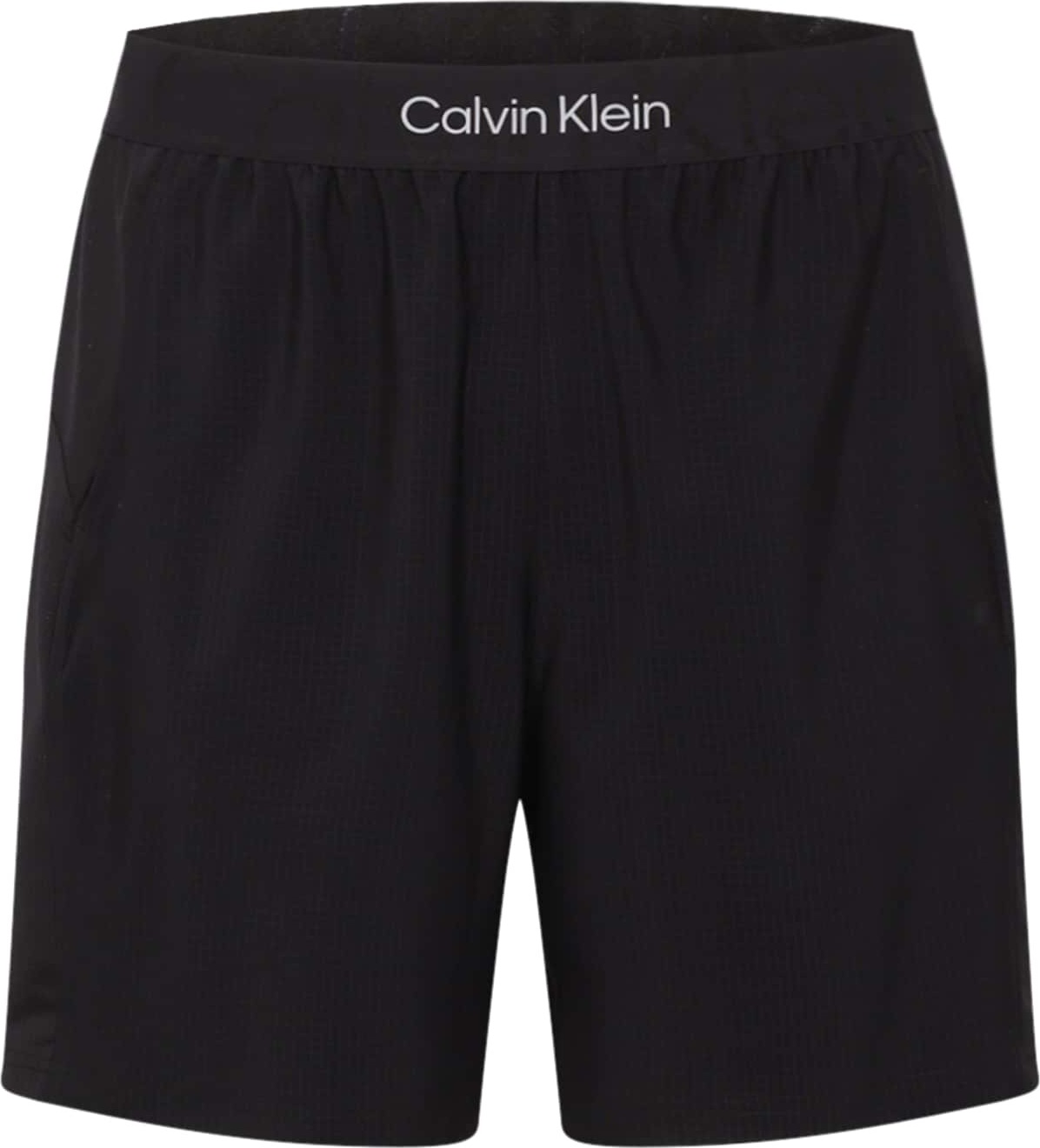 Calvin Klein Performance Sportovní kalhoty černá / šedá