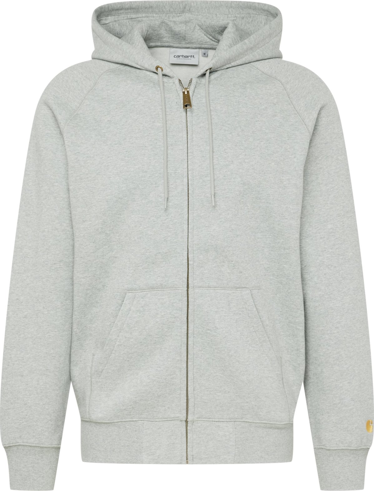 Carhartt WIP Mikina s kapucí 'Chase' světle šedá