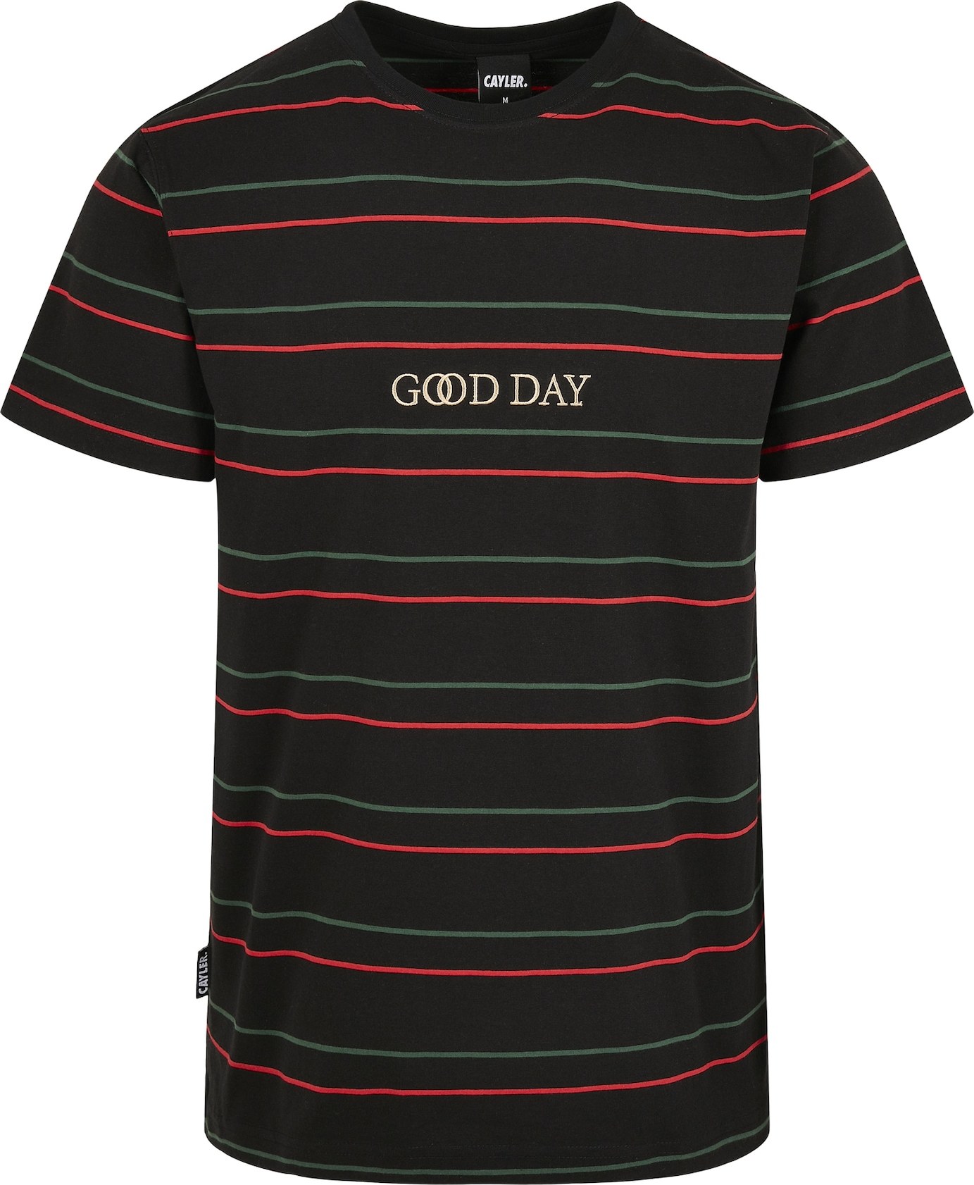 Cayler & Sons Tričko 'Good Day' zlatá / smaragdová / červená / ohnivá červená / černá