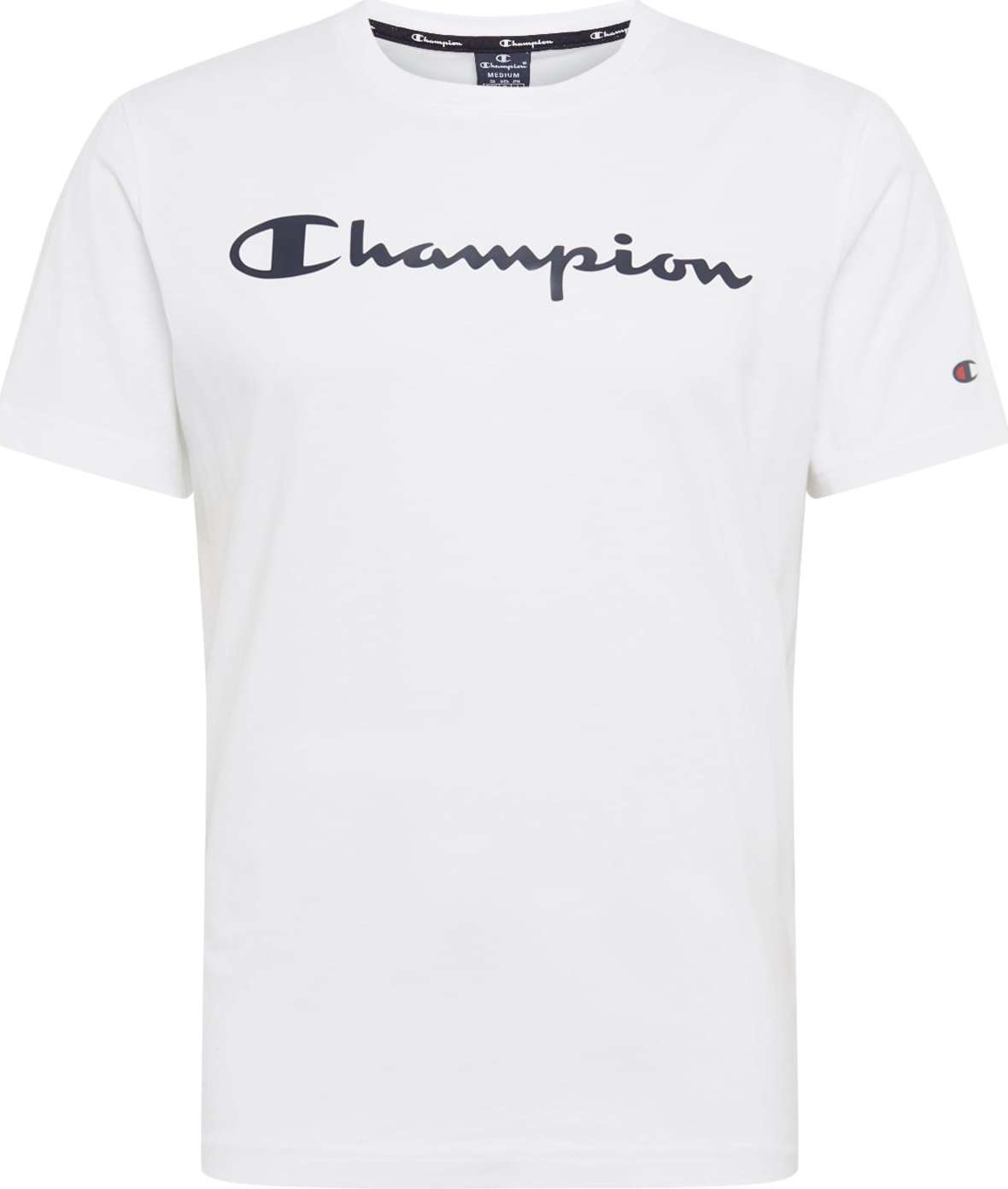 Champion Authentic Athletic Apparel Tričko bílá / námořnická modř