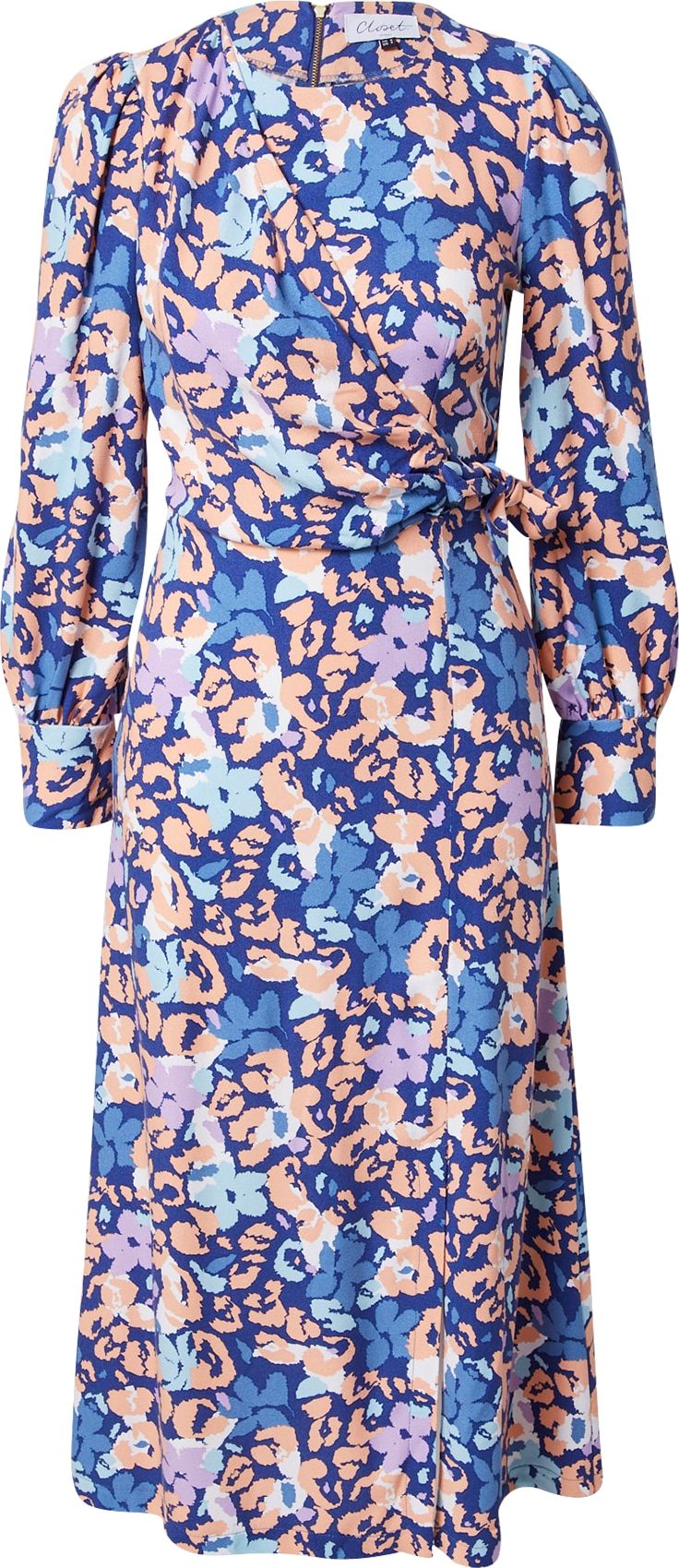 Closet London Šaty modrá / mix barev