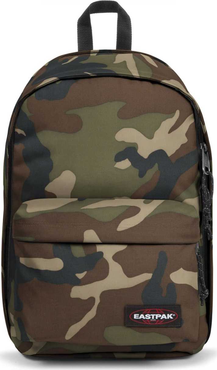 EASTPAK Batoh 'Back To Work' zelená / hnědá / černá / béžová