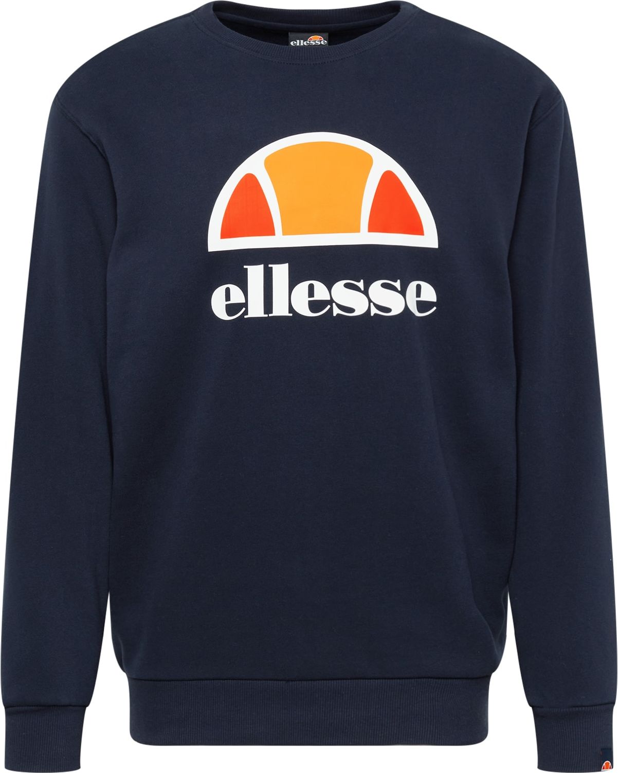 ELLESSE Mikina 'Perc' námořnická modř / bílá / oranžová