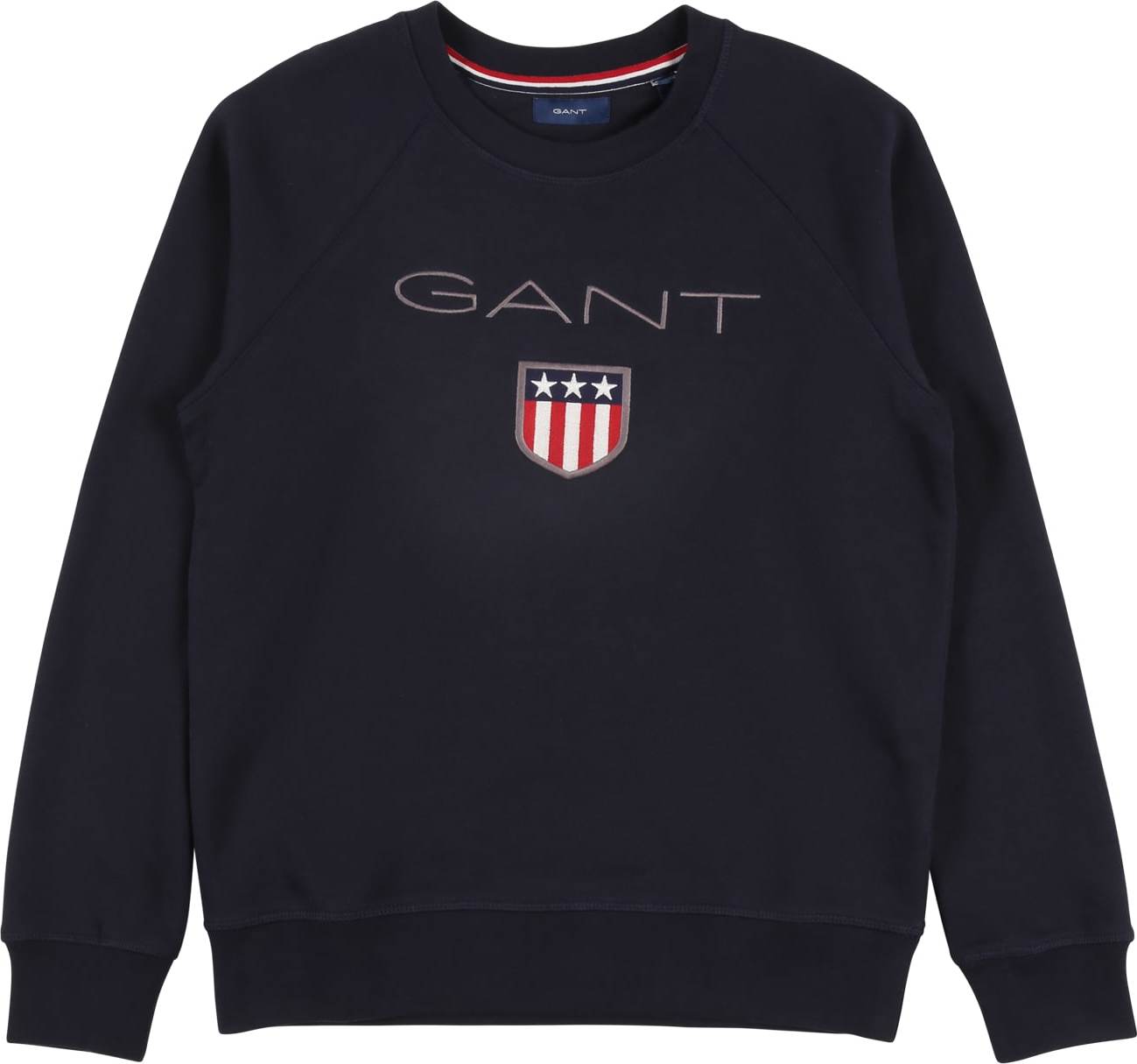 GANT Mikina marine modrá / bílá / červená