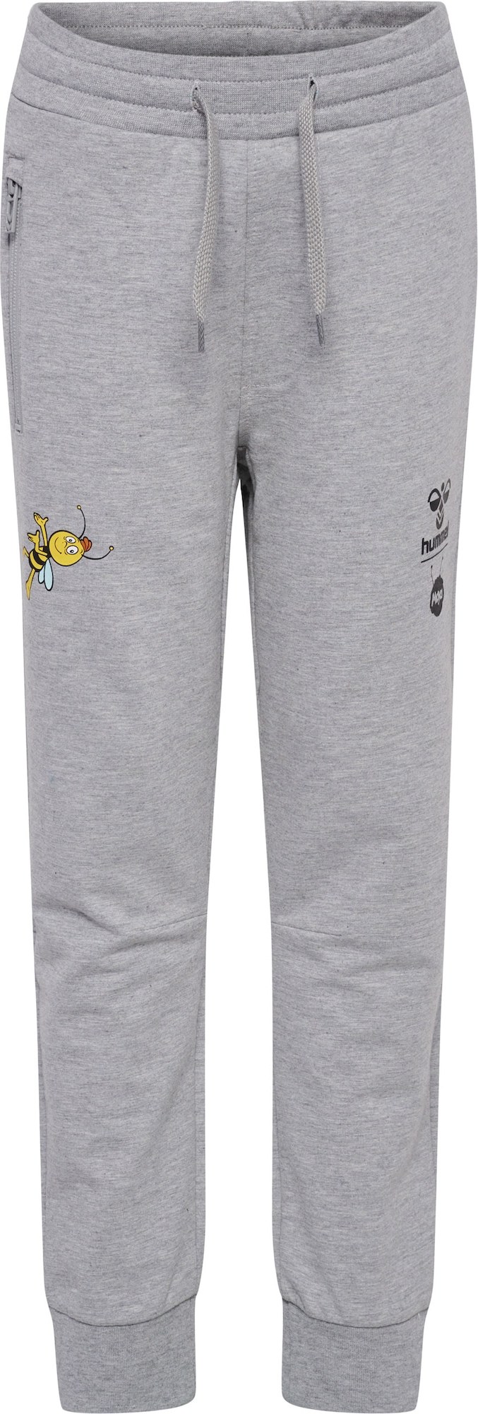 Hummel Kalhoty 'Maya' šedý melír / žlutá / černá / modrá