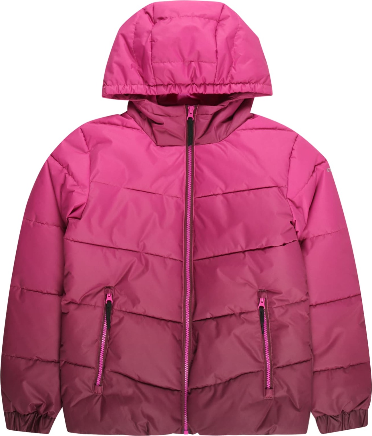 ICEPEAK Outdoorová bunda 'PIQEON' starorůžová / tmavě růžová / světle šedá