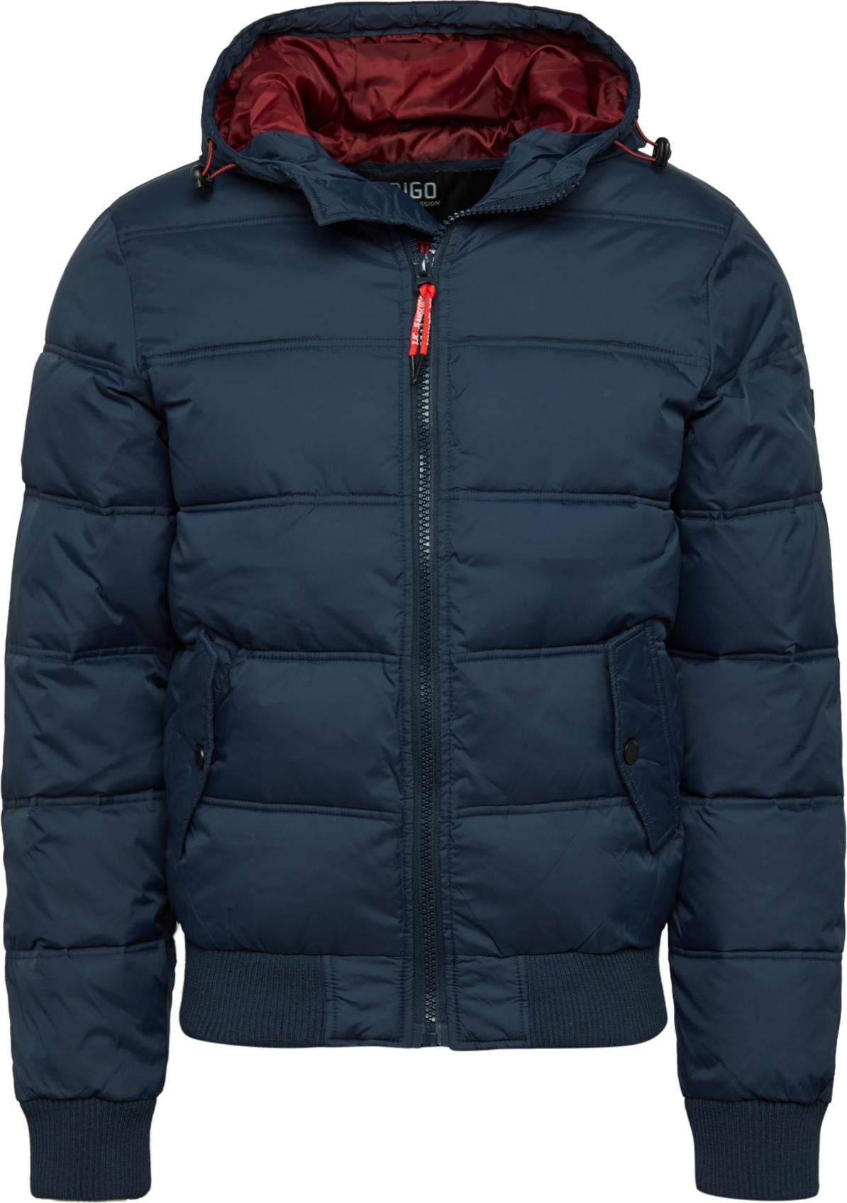 INDICODE JEANS Zimní bunda 'Adrian' námořnická modř