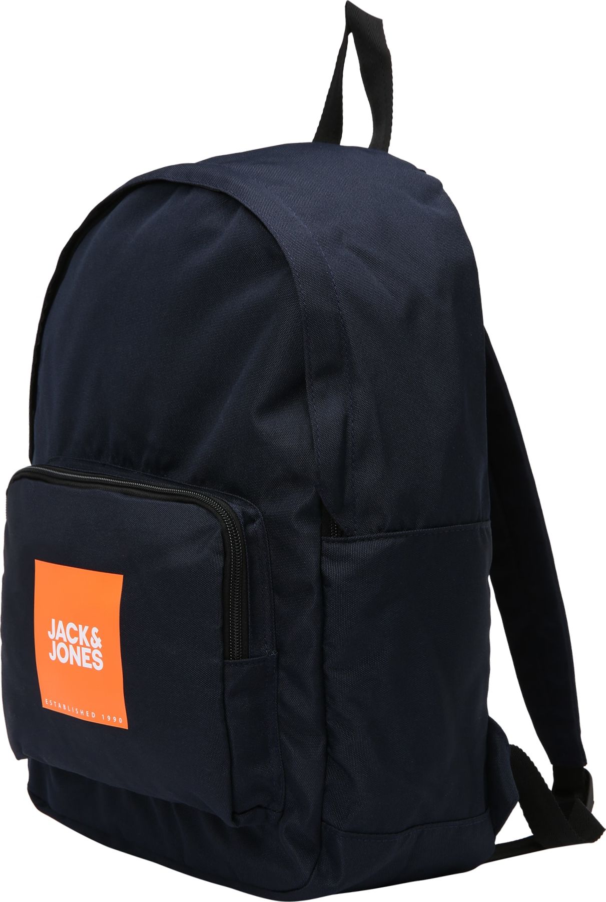 JACK & JONES Batoh 'BACK TO SCHOOL' námořnická modř / oranžová / bílá