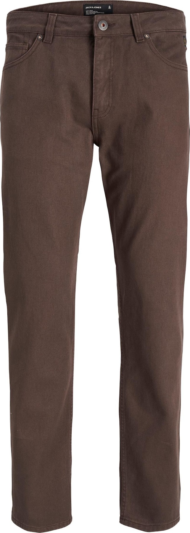 JACK & JONES Džíny 'CHRIS' tmavě hnědá