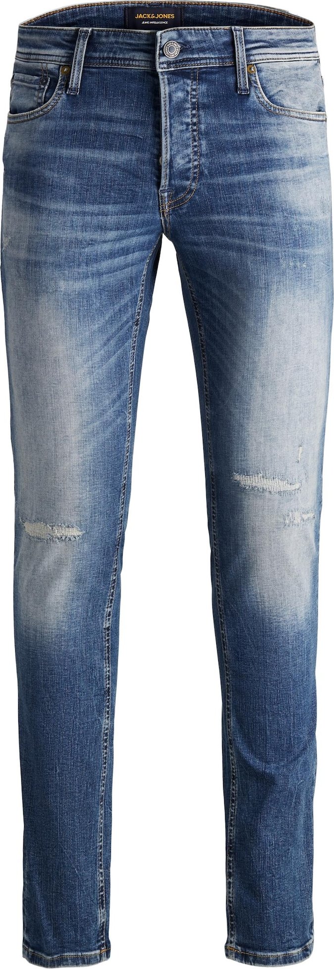 JACK & JONES Džíny 'Glenn' modrá džínovina