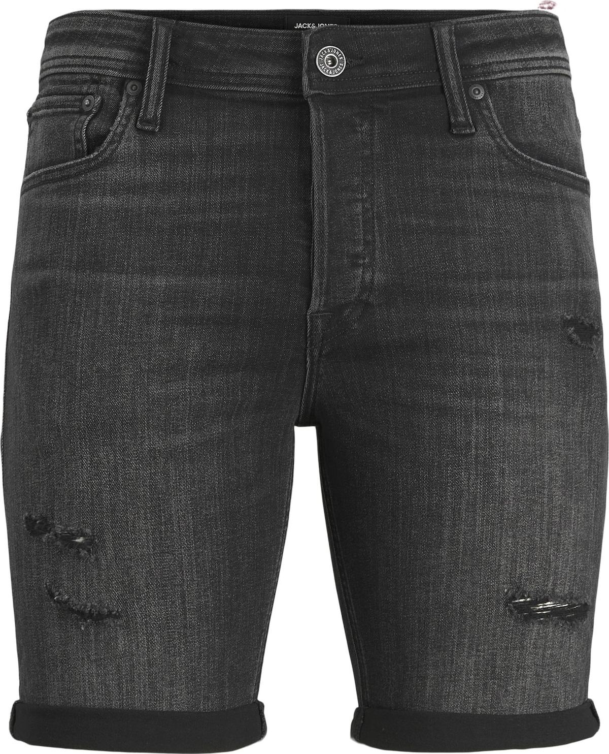 JACK & JONES Džíny 'LIAM' černá džínovina