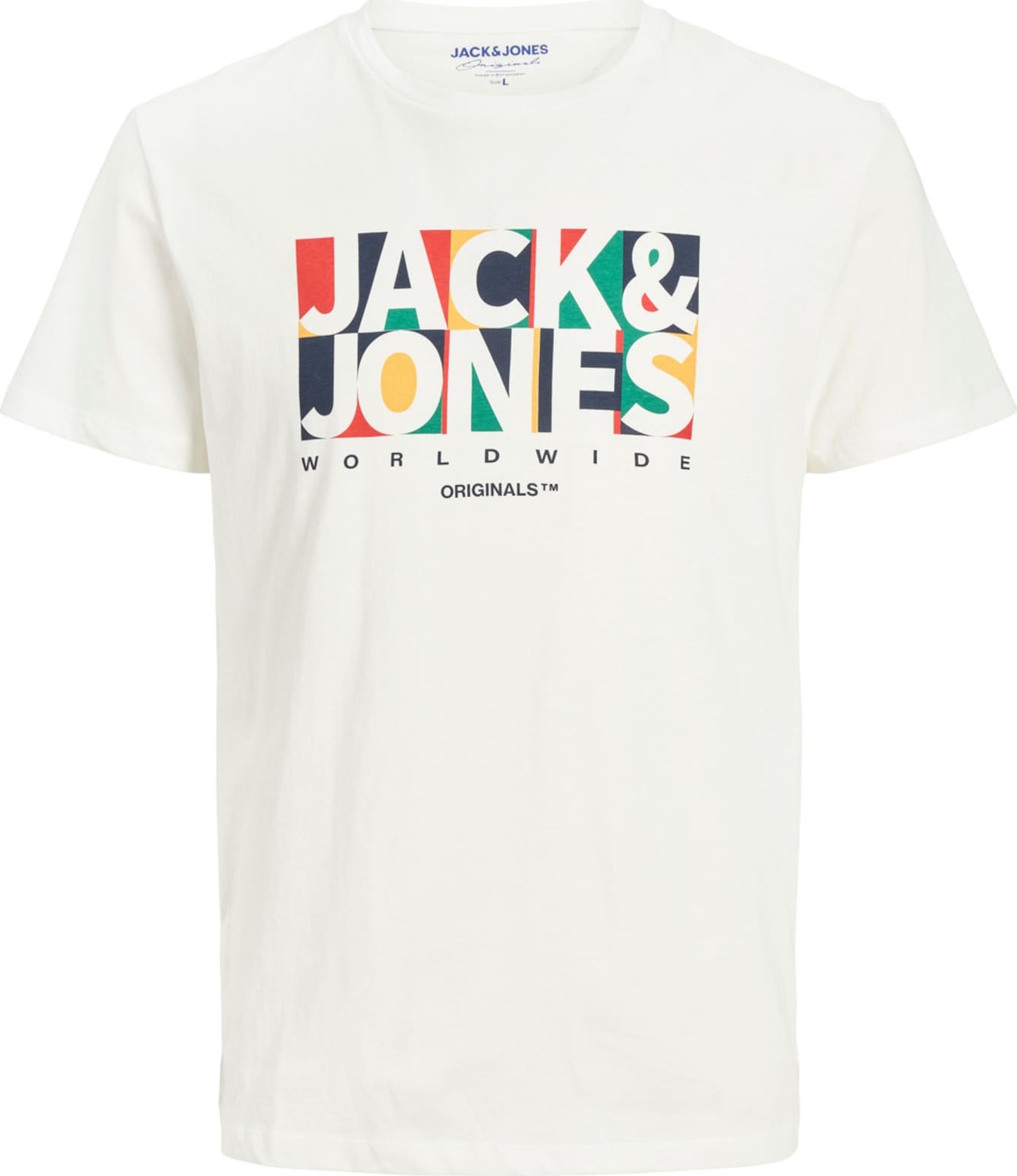 Jack & Jones Junior Tričko 'PALETTE' bílá / mix barev