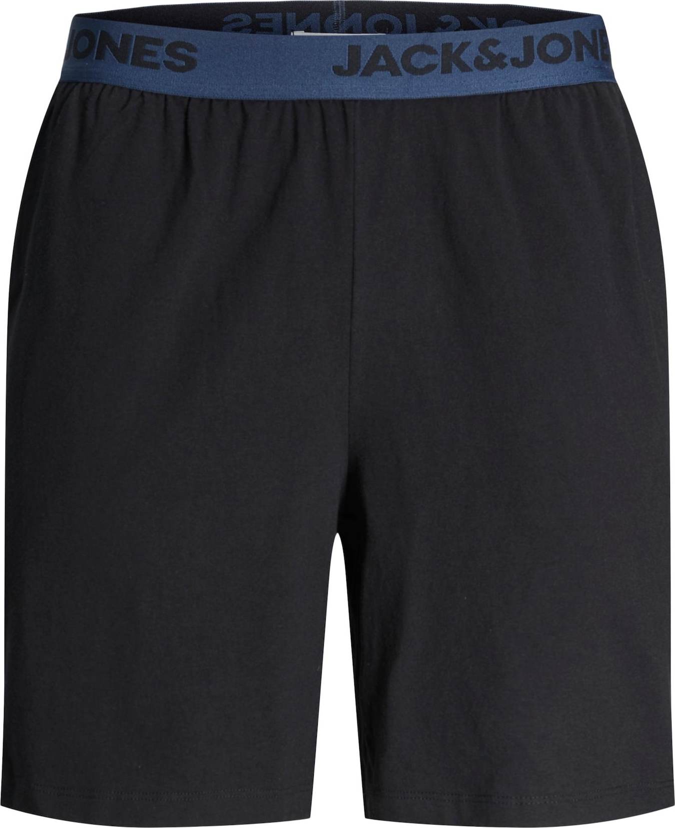 JACK & JONES Kalhoty černá / námořnická modř
