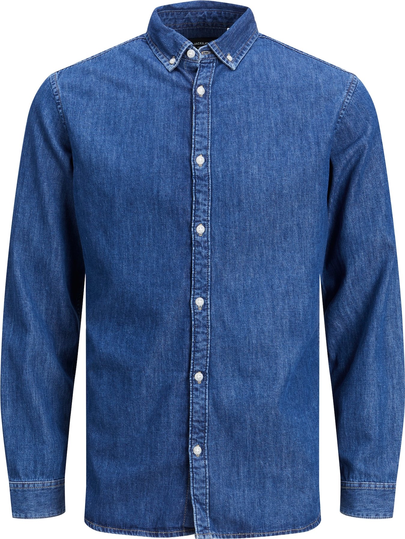 JACK & JONES Košile 'Felix' modrá džínovina