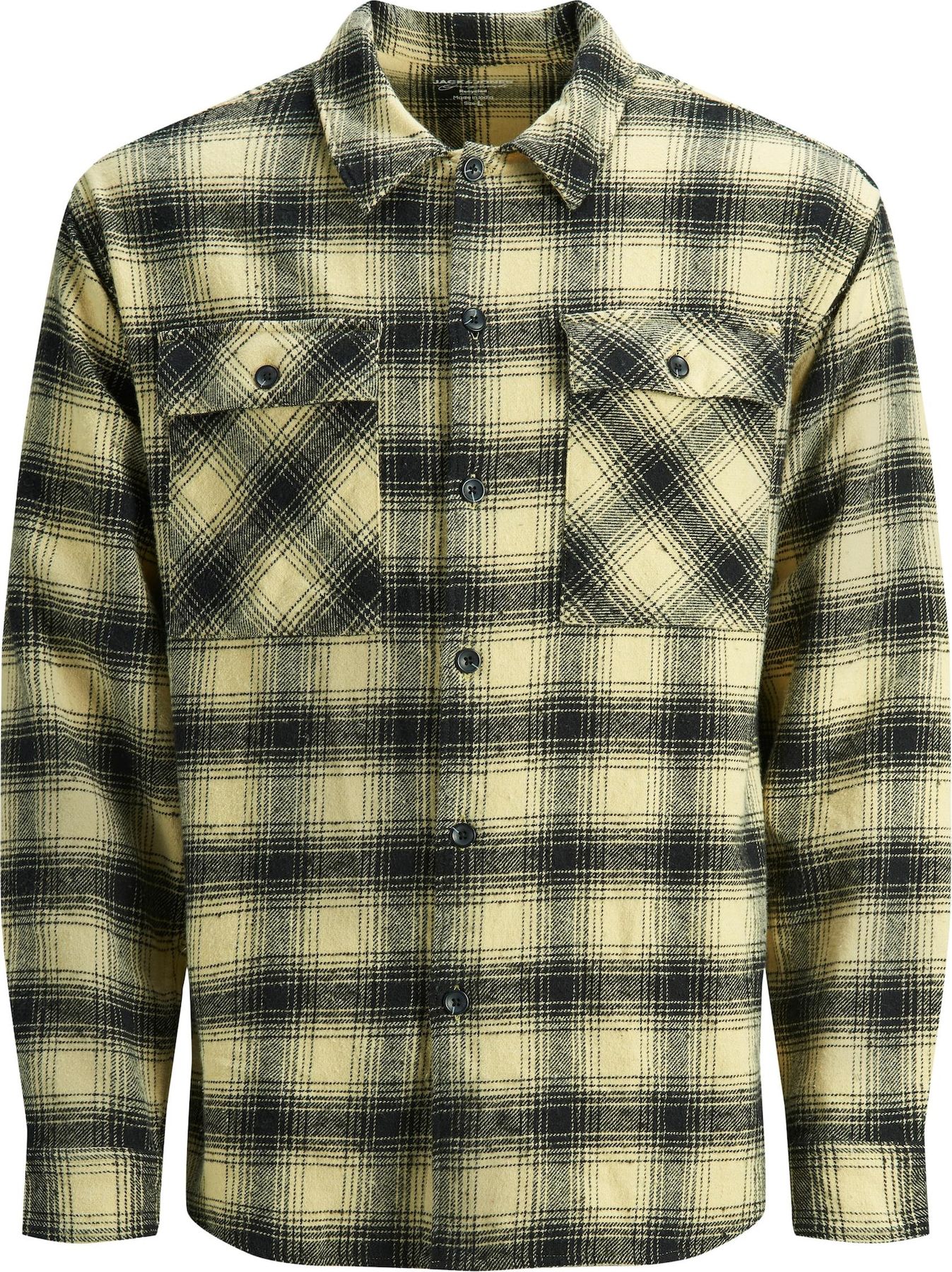 JACK & JONES Košile 'Sanchez' žlutá / černá