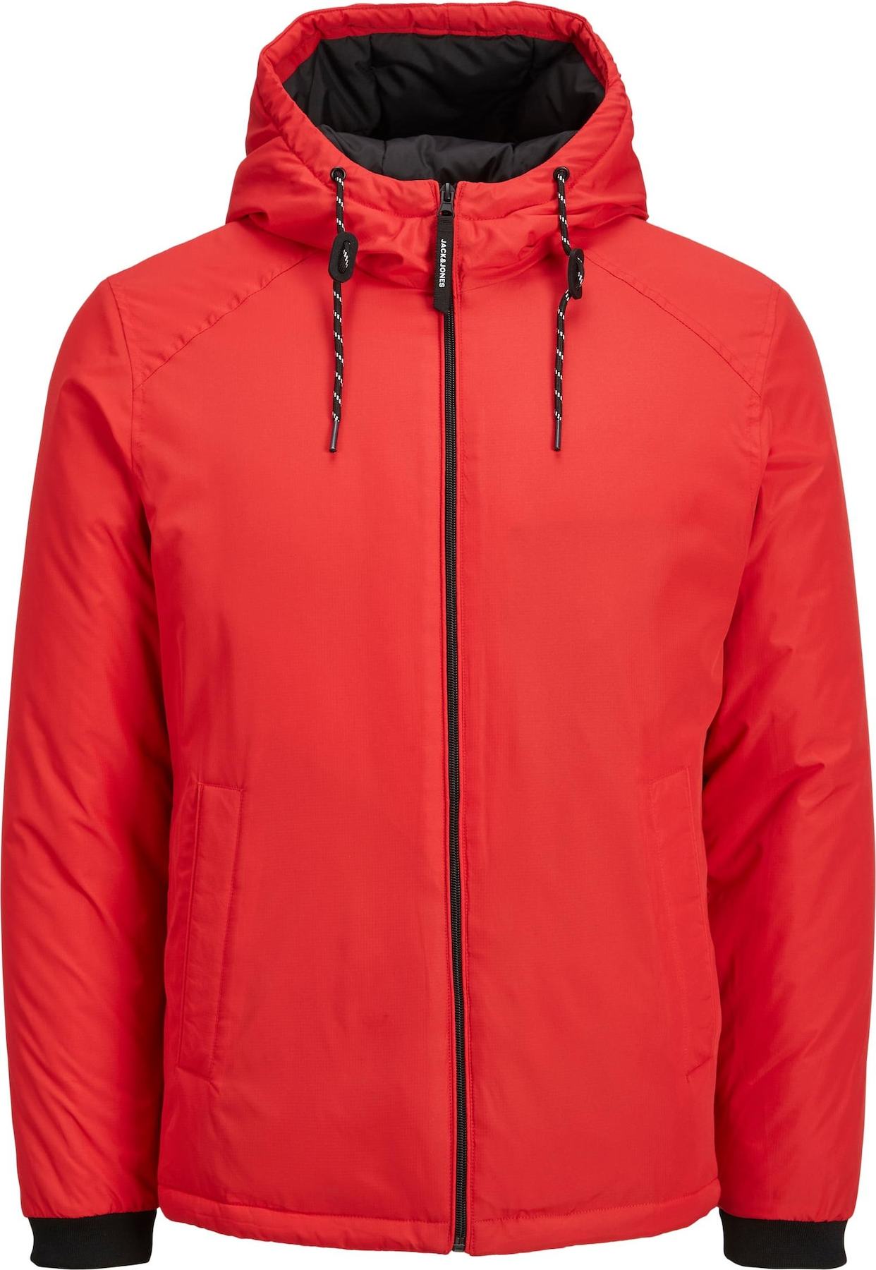 JACK & JONES Přechodná bunda 'LOCK' červená